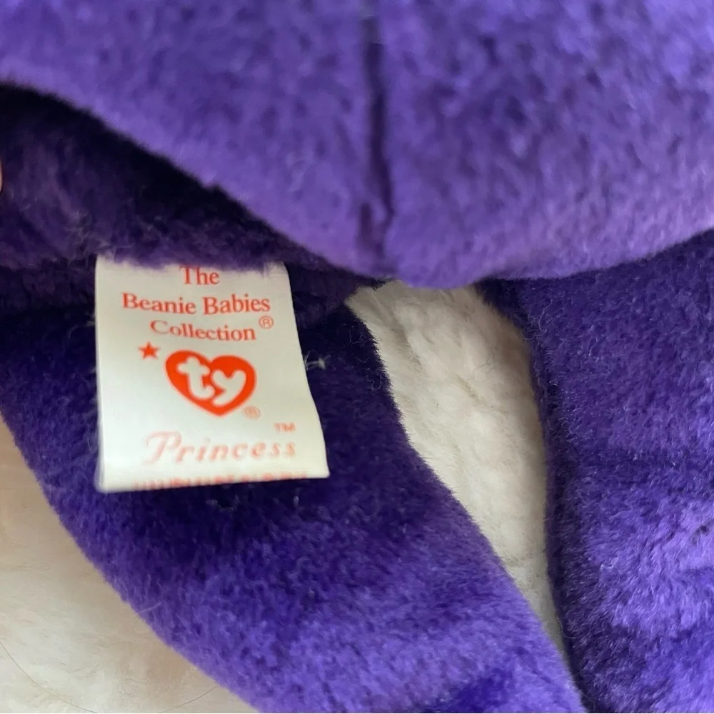 Rare Collectible Alert: 1st Edition Ty Beanie Baby PRINCESS Diana‎ Bear 1997